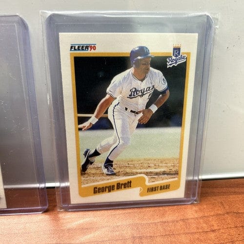 George Brett Lot(3) 89 Score, 90 Fleer, 22 Allen&Ginter Mini Kansas Ci