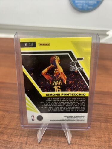 Simone Fontecchio (RC) 2022-23 Panini Flux Rookie Card #213 Utah Jazz