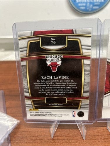ZACH LAVINE #171 2021-22 PANINI SELECT Premier Level Silver Prizm Lot