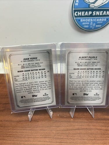St Louis Cardinals 2022 Bowman Platinum Lot(4) Pupils, Molina, Arenado