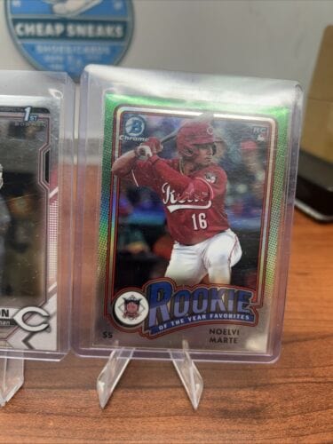 Cincinnati Reds 2024 Bowman Chrome ROY-4 Noelvi Marte, Cam Collier #BC