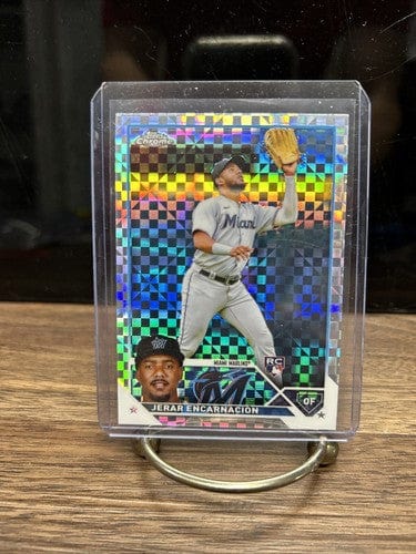 2023 Topps Chrome JERAR ENCARNACION Rookie Card #78 X-Fractor Miami Ma