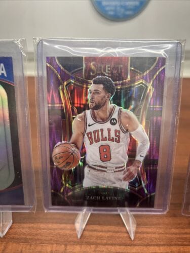 Zach LaVine 2023-24 Panini Select Mezzanine Purple Flash #385 /175 Pri
