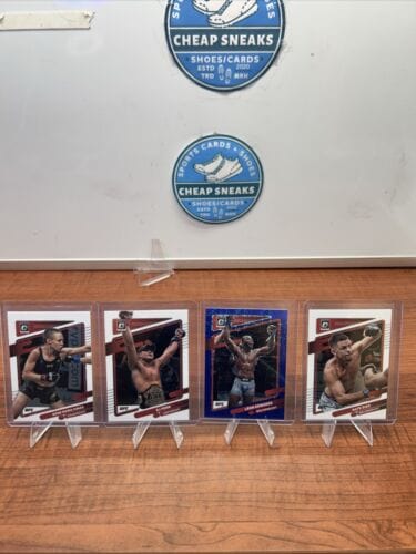 2022 Panini Donruss Optic UFC Blue Vel Prizm Leon Edwards#62,Nate Dia