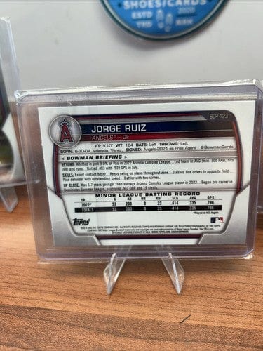 Angel 1st Bowman Lot (5) 3 Jorge Ruiz,De’ Jesus, Minnacci
