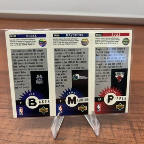 1996 Upper Deck Collector's Choice #M103 Scottie Pippen/Mashburn /Bake