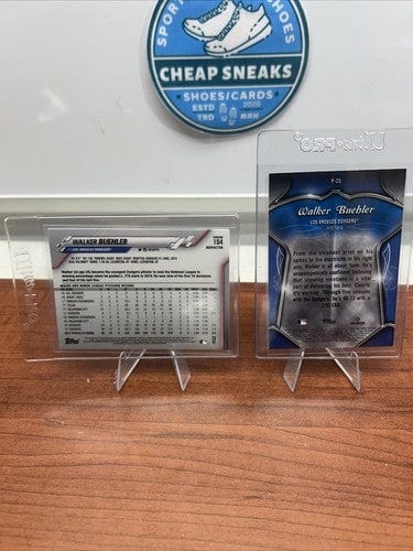 Walker Buehler 2020/2022 Topps Chrome Sepia Insert Lot Of 2 Dodgers