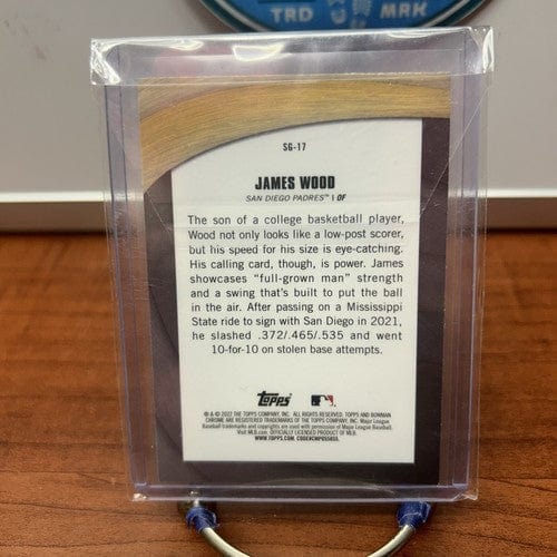 James Wood 2022 Bowman Shades of Greatness San Diego Padres #SG-17
