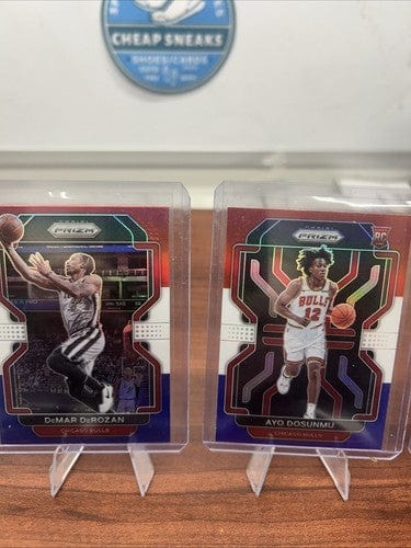 Chicago Bulls 2021-22 Panini Prizm Red White Blue Lot Vucevic, LaVine,