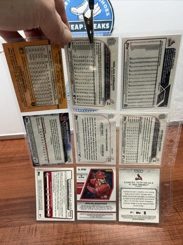 St Louis Cardinals 9 Card Lot Pujols, Molina, Bader, Arenado Topps/ He