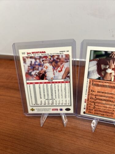 Joe Montana KC Chiefs Upper Deck/Topps /Fleer Ultra/Collectors Edge Lo