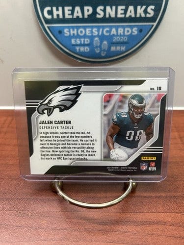 2023-24 Panini Zenith Jalen Carter #10 Behind the Numbers Philadelphia