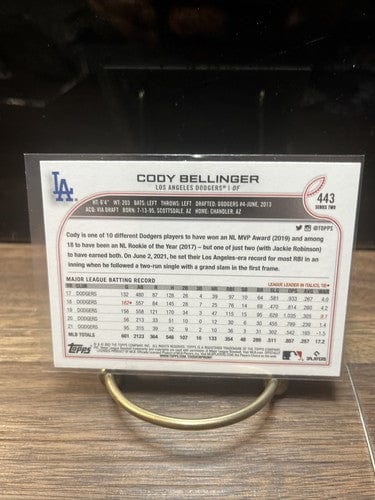 Cody Bellinger 2022 Topps Baseball Series 2 #443 MLB Los Angeles Dodge