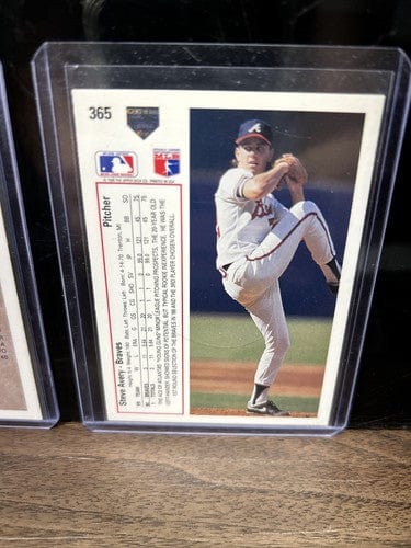 Steve Avery Atlanta Braves Rookie Card Lot (2) 1990 Upper Deck, 91 Upp