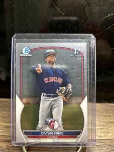 Dayan Frias 2023 Bowman 1ST Chrome Cleveland Guardians Baseball Card#B