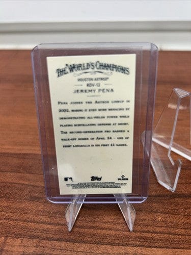 2022 Allen & Ginter Chrome Jeremy Pena #RDV-12 Mini Rookie Design Vari