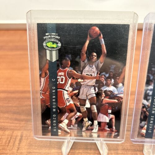 1992 Classic Games Draft Picks Dikembe Mutombo #312 Alonzo Mourning #5