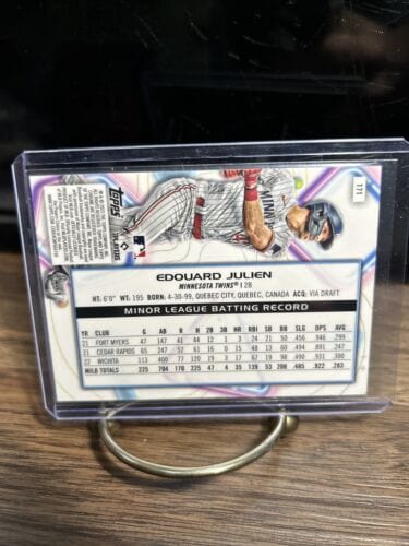 2023 Topps Chrome Cosmic Edouard Julien #171 - RC Rookie Base - Twin