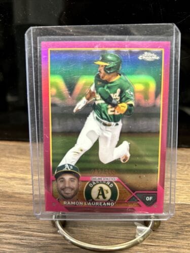 Ramon Laureano 2023 Topps Chrome Magenta(Pink) Refractor #202/399 Athl