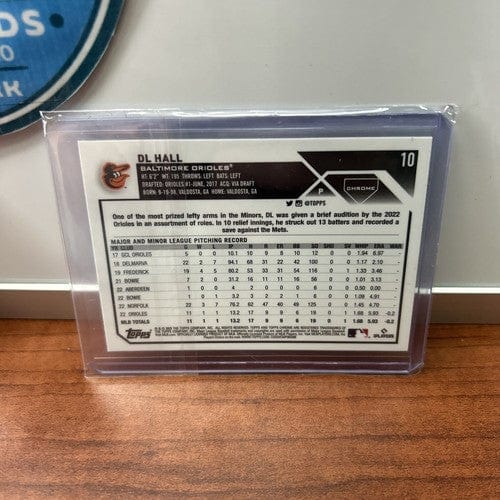 Dl Hall 2023 Topps Chrome Blue Logofractor Lot(2) /150+ Base Logofract