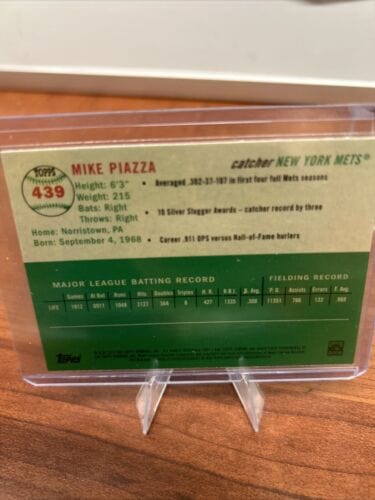 2023 Topps Chrome Platinum Anniversary #439 Mike Piazza New York Mets