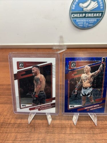 2022 Panini Donruss Optic UFC Blue Vel Prizm Anthony Smith,Jose Aldo,