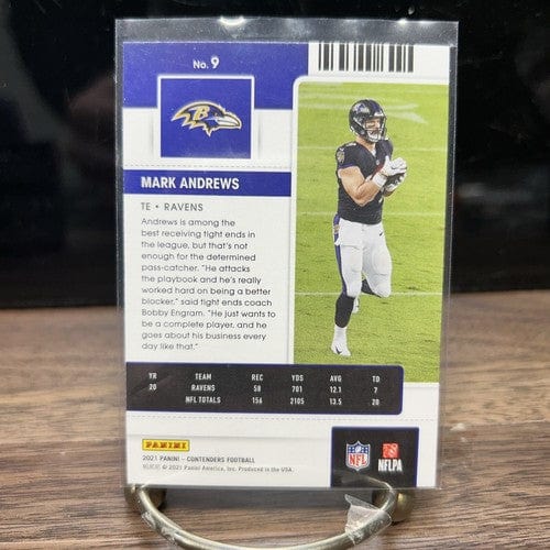 2021 Panini Contenders Mark Andrews #9 Baltimore Ravens NFL Football B
