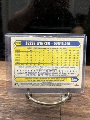 Jesse Winker 2022 Topps Chrome 1987 35th Anniv Refractor Cincinati Red