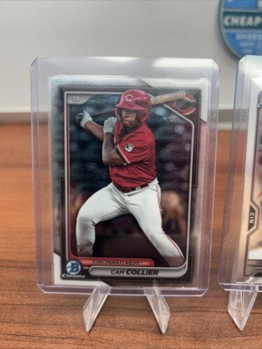 Cincinnati Reds 2024 Bowman Chrome ROY-4 Noelvi Marte, Cam Collier #BC