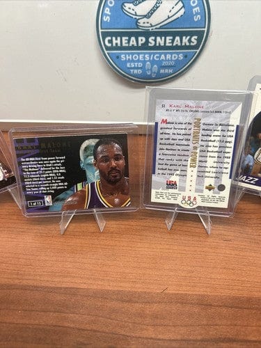 Utah Jazz HOF Lot Karl Malone, John Stockton 93-94/94-95 Fleer Ultra 2