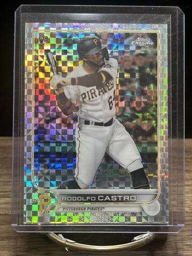 2022 Topps Chrome #7 Rodolfo Castro XFRACTOR refractor rookie card Pir