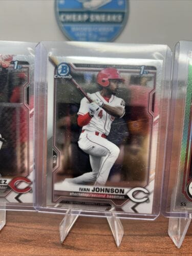 Cincinnati Reds 2024 Bowman Chrome ROY-4 Noelvi Marte, Cam Collier #BC