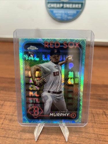Chris Murphy Aqua /199 Rookie RC 2024 Topps Chrome Logofractor Card #4
