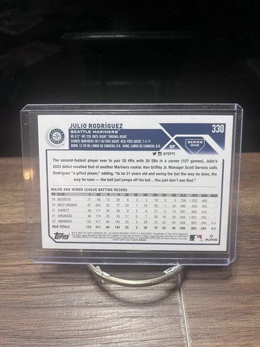 2023 Topps Series One 1 Baseball Julio Rodriguez Rookie Gold Cup Marin