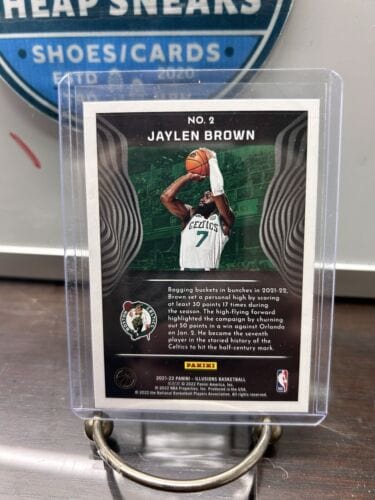 2021-2022 Panini Illusions #2 Jaylen Brown - Boston Celtics - Fresh Pu