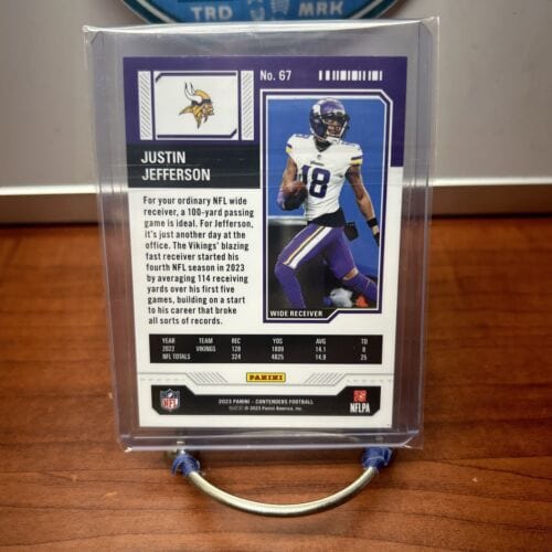 2023 Panini Contenders - Season Ticket #67 Justin Jefferson