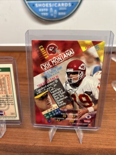Joe Montana 1989 Pro Set #381 1995 Topps Stadium Club#615 49ers/Chiefs