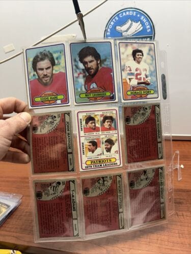 1980 New England Patroits Topps NFL 13 Cards EX Bishop,Hannah