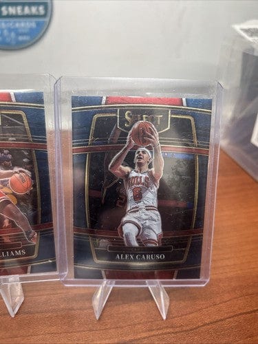 Chicago Bulls 2022 Panini Select/Prizm Lot Lavine, Caruso, Williams
