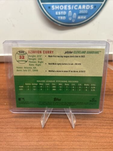 Xzavion Curry RC 2023 Topps Chrome Platinum Anniversary Cleveland Guar