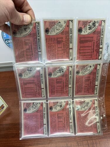 San Diego Chargers 9 Card NFL Lot 1980 Topps Football EX Gary Johnson