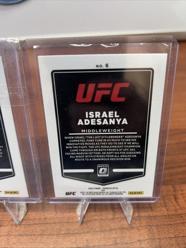 2022 Panini Donruss Optic UFC Blue Prizm Deuces on Figueiredo,Stripe