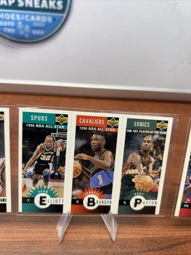 1996 Upper Deck Collector Choice Minis 3 In One Card Lot Of 5 Has 15 T