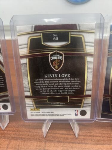 Cleveland Cavaliers 2022 Panini Select Lot Rondo, Love, Sexton, Markka