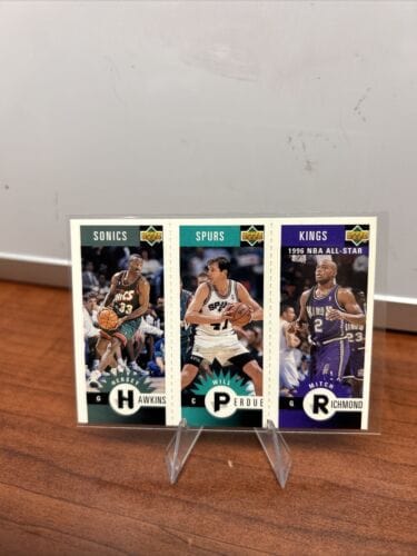1996 Upper Deck Mini Cards 3 in1 (X4) “12 Mini’s Total” M.Finley