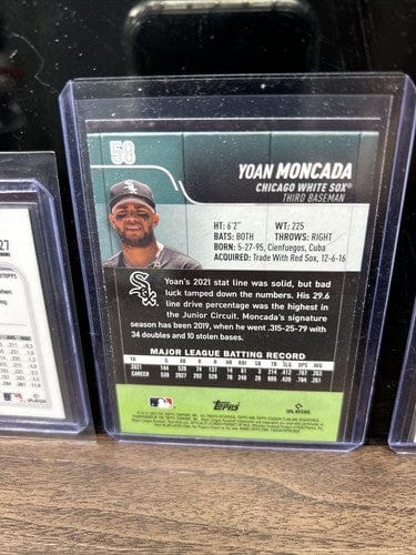 Yown Moncada Lot (3) White Sox 2022 Topps Chrome , Stadium Club, Alle
