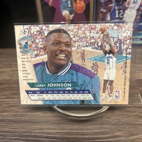 Charlotte Hornets 90’s 6 Card Lot A. Mourning RC,L . Johnson, D. Cur