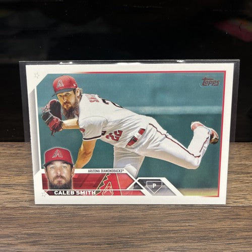 Caleb Smith Arizona Diamond Backs 2021 ,2023 Topps Series 1 Lot