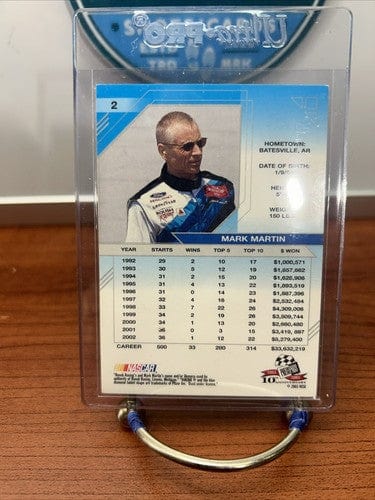 2003 Press Pass Eclipse Mark Martin #2 HOF