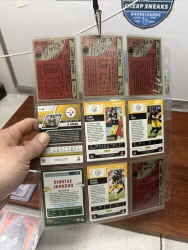 Pittsburgh Steelers 9 Card NFL Lot 2023 Optic,Zenith,Contenders 1980